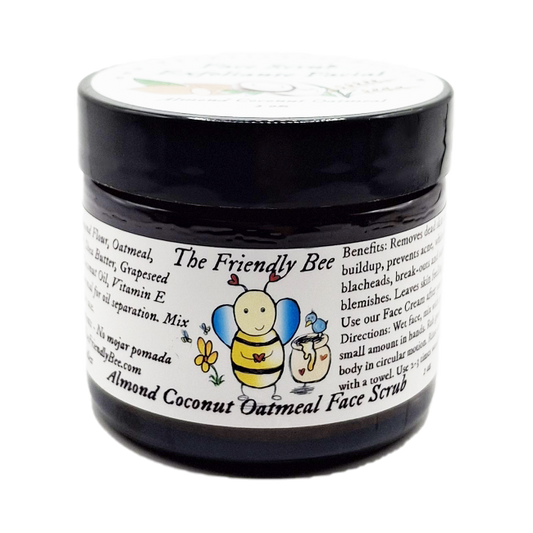 Almond Coconut Oatmeal Face Scrub