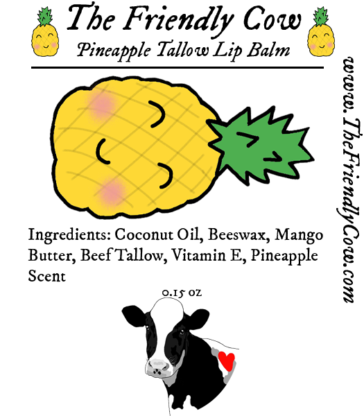 Tallow Lip Balm (Choose Flavor)