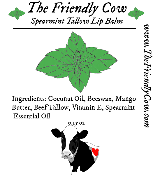 Tallow Lip Balm (Choose Flavor)